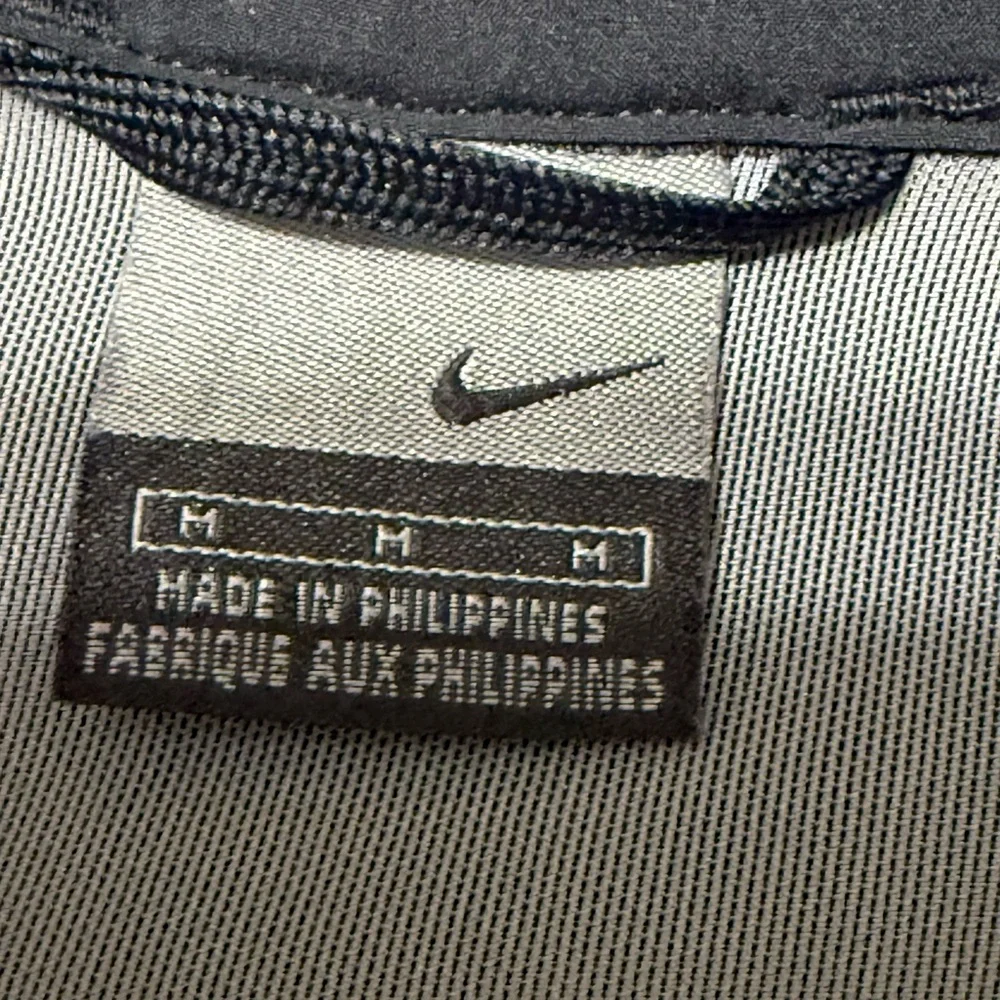 Nike Lightweight Jacket Full Zip Windbreaker Back Vent  Black Gray Men’s size M